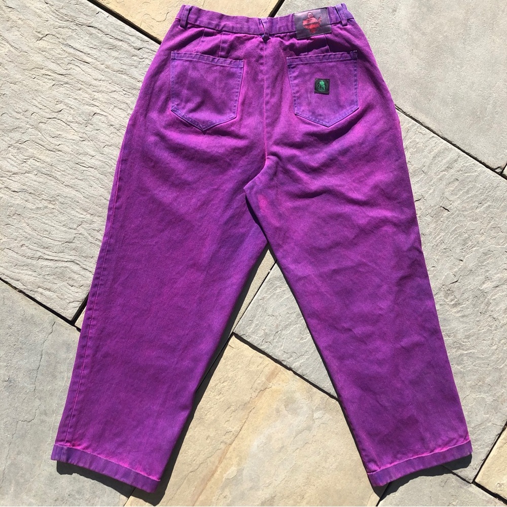 SOLD - Reworked Pleated Denim Pants